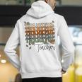 Thankful Teacher Thanksgiving Fall Pumpkin Turkey Men's Hoodie Back Print, funny gift Thankful Teacher Thanksgiving Fall Pumpkin Turkey Men's Hoodie Back Print, funny gift
