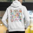 The Tired Teachers Department Retro Groovy Back To School Men's Hoodie Back Print, funny gift The Tired Teachers Department Retro Groovy Back To School Men's Hoodie Back Print, funny gift