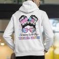 Twinning With My Teacher Bestie Twin Day Friends Teacher Men's Hoodie Back Print, funny gift