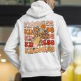 Unity Day Orange Kindness Teacher Bow Anti Bullying Be Kind Men's Hoodie Back Print, funny gift