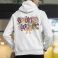 Women Spooky Science Teacher Halloween Science Stem Teacher Men's Hoodie Back Print, Science Teacher Hoodies, funny gift