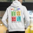 What Zone Are You In How Are You Feeling Teacher Men's Hoodie Back Print, funny gift