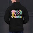 100 Days Of School Preppy 100th Day Of School Teachers Girls Men's Hoodie Back Print, gift for family, gift for coworker 100 Days Of School Preppy 100th Day Of School Teachers Girls Men's Hoodie Back Print, gift for family, gift for coworker