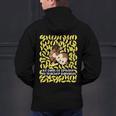 100th Day Of School Teacher Monkey Pun Banana For Men Women Girls Kids Men's Hoodie Back Print, gift for family, gift for coworker