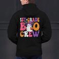 1st Grade Boo Crew Halloween First Grade Halloween Teacher Men's Hoodie Back Print, First Grade Teacher Hoodies, gift for family, gift for coworker