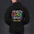 1st Grade Teacher Men's Hoodie Back Print, gift for family, gift for coworker