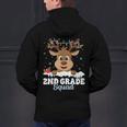 2nd Grade Teacher Christmas Second Grade Squad Reindeer Xmas For Men Women Kids Men's Hoodie Back Print, 2nd Grade Teacher Hoodies, gift for family, gift for coworker
