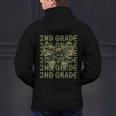2nd Grade Teacher Student Camo Bow Back To School Men's Hoodie Back Print, 2nd Grade Teacher Hoodies, gift for family, gift for coworker 2nd Grade Teacher Student Camo Bow Back To School Men's Hoodie Back Print, 2nd Grade Teacher Hoodies, gift for family, gift for coworker