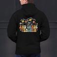 2nd Second Grade Teacher Appreciation Teaching Wildflowers Men's Hoodie Back Print, 2nd Grade Teacher Hoodies, gift for family, gift for coworker