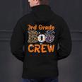 3rd Grade Boo Crew Halloween Teachers Students Costume Men's Hoodie Back Print, gift for family, gift for coworker