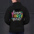 3rd Grade Team Pencil Teacher Student Back To School Girls Men's Hoodie Back Print, gift for family, gift for coworker