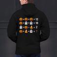 6 7 Meme 67 Halloween Order Of Operations Math Teacher Men's Hoodie Back Print, gift for family, gift for coworker