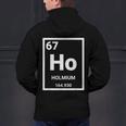 6 7 Meme Science Teacher Chemistry Holmium Men's Hoodie Back Print, Science Teacher Hoodies, gift for family, gift for coworker