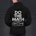 6 7 Six Seven Math Teacher Gen Z Alpha Meme Slang Boys Girls Men's Hoodie Back Print, gift for family, gift for coworker