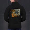 67 Teacher Halloween Skeleton Six Seven Meme Math Men's Hoodie Back Print, gift for family, gift for coworker