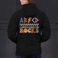 ABCD Kindergarten Rocks Back To School Teacher Kindergarten Men's Hoodie Back Print, gift for family, gift for coworker ABCD Kindergarten Rocks Back To School Teacher Kindergarten Men's Hoodie Back Print, gift for family, gift for coworker