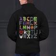 ABCs Alphabet Halloween Learning Kindergarten Teachers Men's Hoodie Back Print, gift for family, gift for coworker ABCs Alphabet Halloween Learning Kindergarten Teachers Men's Hoodie Back Print, gift for family, gift for coworker