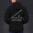 Acute Angle Cute Math Teacher Men's Hoodie Back Print, gift for family, gift for coworker
