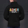 Admin Team Back To School Teachers Students Admin Squad Men's Hoodie Back Print, gift for family, gift for coworker Admin Team Back To School Teachers Students Admin Squad Men's Hoodie Back Print, gift for family, gift for coworker