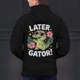 Alligator Later Gator Teacher Summer Last Day Fun Men's Hoodie Back Print, gift for family, gift for coworker Alligator Later Gator Teacher Summer Last Day Fun Men's Hoodie Back Print, gift for family, gift for coworker