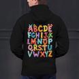 Alphabet A-Z ABC Kids Back To School Pre K Teachers Men's Hoodie Back Print, gift for family, gift for coworker Alphabet A-Z ABC Kids Back To School Pre K Teachers Men's Hoodie Back Print, gift for family, gift for coworker