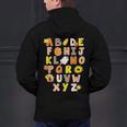 Alphabet Turkey Thanksgiving Costume Preschool Teacher Men Women Men's Hoodie Back Print, gift for family, gift for coworker Alphabet Turkey Thanksgiving Costume Preschool Teacher Men Women Men's Hoodie Back Print, gift for family, gift for coworker