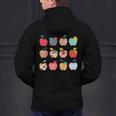 Art Apples Back To School For Teacher Student Men's Hoodie Back Print, gift for family, gift for coworker Art Apples Back To School For Teacher Student Men's Hoodie Back Print, gift for family, gift for coworker