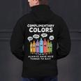 Art Teacher COMPLIMENTARY Colors Always Have Things To Say Men's Hoodie Back Print, gift for family, gift for coworker Art Teacher COMPLIMENTARY Colors Always Have Things To Say Men's Hoodie Back Print, gift for family, gift for coworker