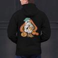 Art Teacher Painting Brushes Retro Pumpkin Ghost Artist Men's Hoodie Back Print, gift for family, gift for coworker Art Teacher Painting Brushes Retro Pumpkin Ghost Artist Men's Hoodie Back Print, gift for family, gift for coworker
