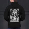 Artist Tarot Card Skeleton Painter Art Teacher Witchy Men's Hoodie Back Print, gift for family, gift for coworker Artist Tarot Card Skeleton Painter Art Teacher Witchy Men's Hoodie Back Print, gift for family, gift for coworker