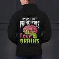 Assistant Principals Love Brains Zombie Teacher Halloween Men's Hoodie Back Print, gift for family, gift for coworker Assistant Principals Love Brains Zombie Teacher Halloween Men's Hoodie Back Print, gift for family, gift for coworker
