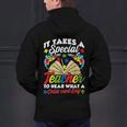 Autism Awareness Teacher Shirts It Takes A Special Teacher Men's Hoodie Back Print, gift for family, gift for coworker