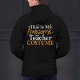 This Is My Awesome Teacher Costume Halloween Party Matching Men's Hoodie Back Print, gift for family, gift for coworker This Is My Awesome Teacher Costume Halloween Party Matching Men's Hoodie Back Print, gift for family, gift for coworker
