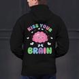 Back To School Kiss Your Brain Cute Teacher Appreciation Men's Hoodie Back Print, gift for family, gift for coworker Back To School Kiss Your Brain Cute Teacher Appreciation Men's Hoodie Back Print, gift for family, gift for coworker