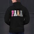 Back To School Teacher Para Preppy Checkered Para Life Men's Hoodie Back Print, gift for family, gift for coworker Back To School Teacher Para Preppy Checkered Para Life Men's Hoodie Back Print, gift for family, gift for coworker