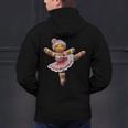 Ballet Dancer Gingerbread Christmas Dance Teacher Girl Women Men's Hoodie Back Print, gift for family, gift for coworker Ballet Dancer Gingerbread Christmas Dance Teacher Girl Women Men's Hoodie Back Print, gift for family, gift for coworker