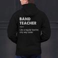 Band Teacher Definition Teaching School Teacher Men's Hoodie Back Print, gift for family, gift for coworker Band Teacher Definition Teaching School Teacher Men's Hoodie Back Print, gift for family, gift for coworker