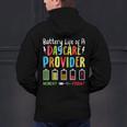 Battery Life Of Daycare Provider Childcare Teacher Men's Hoodie Back Print, gift for family, gift for coworker Battery Life Of Daycare Provider Childcare Teacher Men's Hoodie Back Print, gift for family, gift for coworker