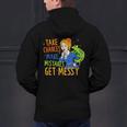 Beauty Teacher Take Chances Make Mistakes Get Messy Men's Hoodie Back Print, gift for family, gift for coworker Beauty Teacher Take Chances Make Mistakes Get Messy Men's Hoodie Back Print, gift for family, gift for coworker