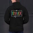 Behavior Squad School Counselor SPED Teacher Kids Women Men Men's Hoodie Back Print, gift for family, gift for coworker Behavior Squad School Counselor SPED Teacher Kids Women Men Men's Hoodie Back Print, gift for family, gift for coworker