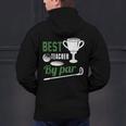 Best Teacher By Par Golf Golfer Men's Hoodie Back Print, gift for family, gift for coworker