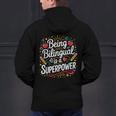 Being Bilingual Is A Superpower ESL Teacher School Men's Hoodie Back Print, Esl Teacher Hoodies, gift for family, gift for coworker