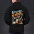 Biology Teacher Science Fueled By Mitochondria Coffee Men's Hoodie Back Print, Science Teacher Hoodies, gift for family, gift for coworker