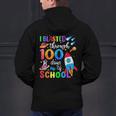 I Blasted Through 100 Days Of School 100th Day Teacher Kids Men's Hoodie Back Print, gift for family, gift for coworker