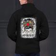 Bleached Teacher Para Life Paraprofessional Cute Messy Bun For Men Women Girls Kids Men's Hoodie Back Print, gift for family, gift for coworker Bleached Teacher Para Life Paraprofessional Cute Messy Bun For Men Women Girls Kids Men's Hoodie Back Print, gift for family, gift for coworker
