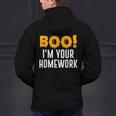 Boo I'm Your Homework Halloween Teacher Costume Men's Hoodie Back Print, gift for family, gift for coworker Boo I'm Your Homework Halloween Teacher Costume Men's Hoodie Back Print, gift for family, gift for coworker