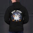 Boo Jour Ghost Halloween French Teacher Cute Coffe Croissant Men's Hoodie Back Print, gift for family, gift for coworker Boo Jour Ghost Halloween French Teacher Cute Coffe Croissant Men's Hoodie Back Print, gift for family, gift for coworker