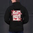 Bow Strawberry Kindergarten Is My Jam Teacher Kinder Team Men's Hoodie Back Print, gift for family, gift for coworker