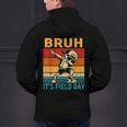 Bruh It's Field Day Teacher Happy Field Day Dabbing Boy Men's Hoodie Back Print, gift for family, gift for coworker
