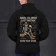 Bruh The Math Ain’t Mathin Halloween Skeleton Math Teacher Men's Hoodie Back Print, gift for family, gift for coworker Bruh The Math Ain’t Mathin Halloween Skeleton Math Teacher Men's Hoodie Back Print, gift for family, gift for coworker